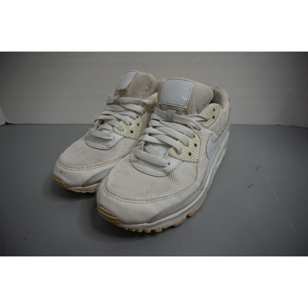 Nike Air Max 90 Twist Shoes Women's 8 Triple White Sneakers Athletic CV8110-100
